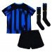Inter Milan Barnkläder Hemma matchtröja till baby 2023-24 Kortärmad (+ Korta byxor) Billigt